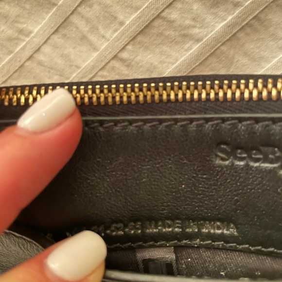 SEE BY CHLOÉ Eleonora Pouch Black Leather - Picture 7 of 10